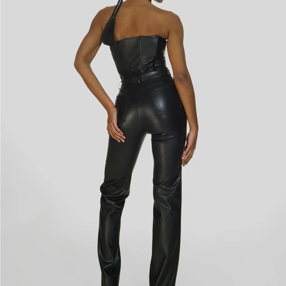 Cult naked vegan leather trousers